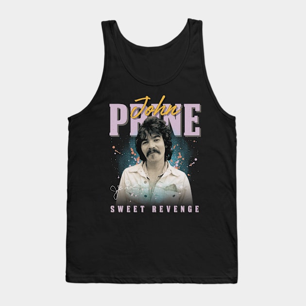 John Prine  Original Aesthetic Tribute 〶 Tank Top by Terahertz'Cloth